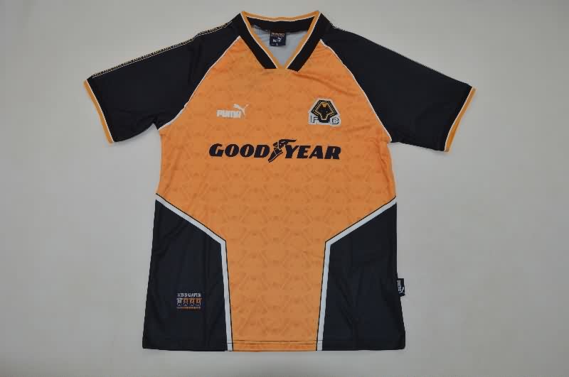 AAA(Thailand) Wolves 1996/98 Home Retro Soccer Jersey AAA(Thailand) Wolves 1996/98 Home Retro Soccer Jersey