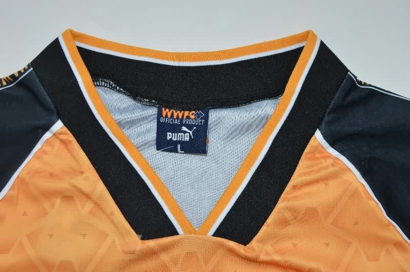 AAA(Thailand) Wolves 1996/98 Home Retro Soccer Jersey