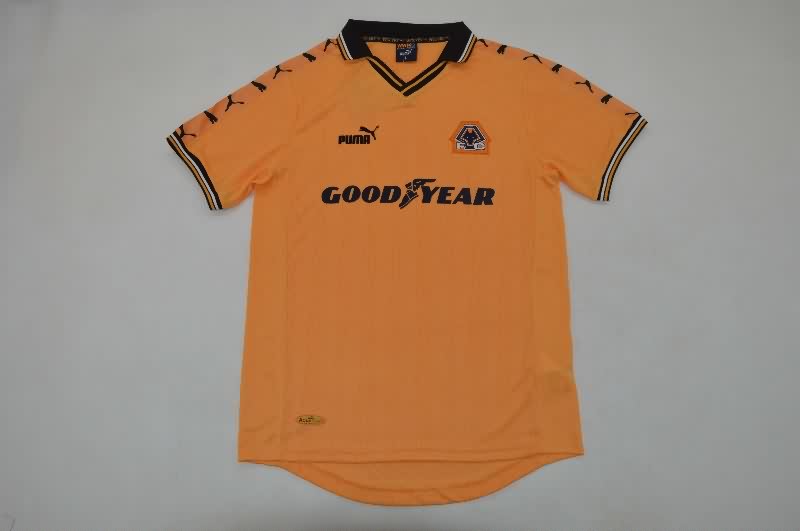 AAA(Thailand) Wolves 1998/99 Home Retro Soccer Jersey