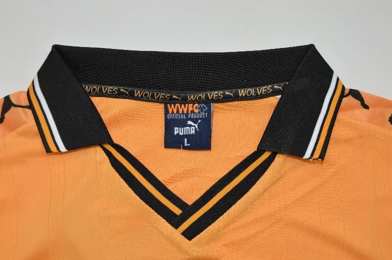 AAA(Thailand) Wolves 1998/99 Home Retro Soccer Jersey