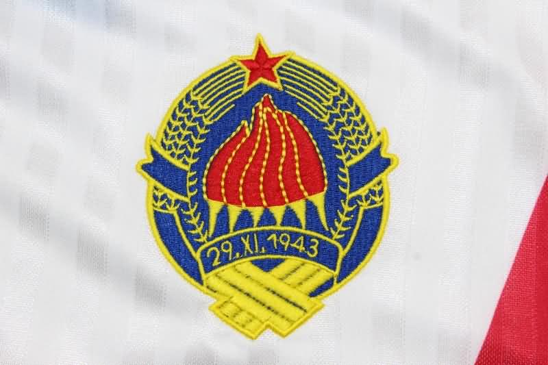 AAA(Thailand) Yugoslavia 1990 Away Retro Soccer Jersey