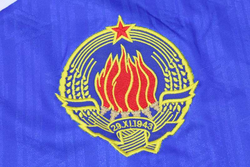 AAA(Thailand) Yugoslavia 1990 Home Retro Soccer Jersey