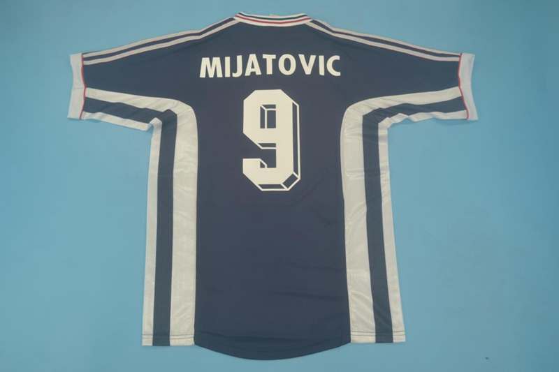 AAA(Thailand) Yugoslavia 1998 Home Retro Soccer Jersey