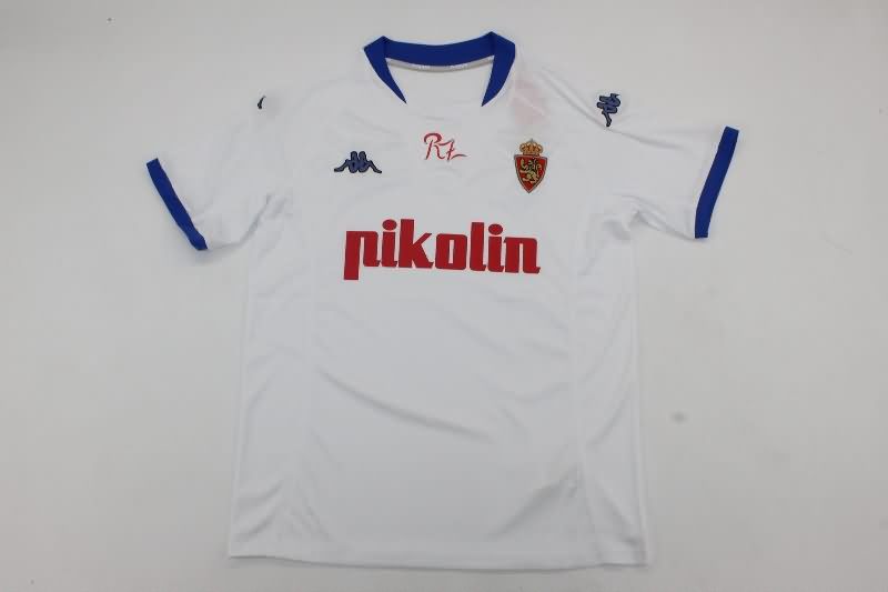 AAA(Thailand) Zaragoza 2001/02 Home Retro Soccer Jersey