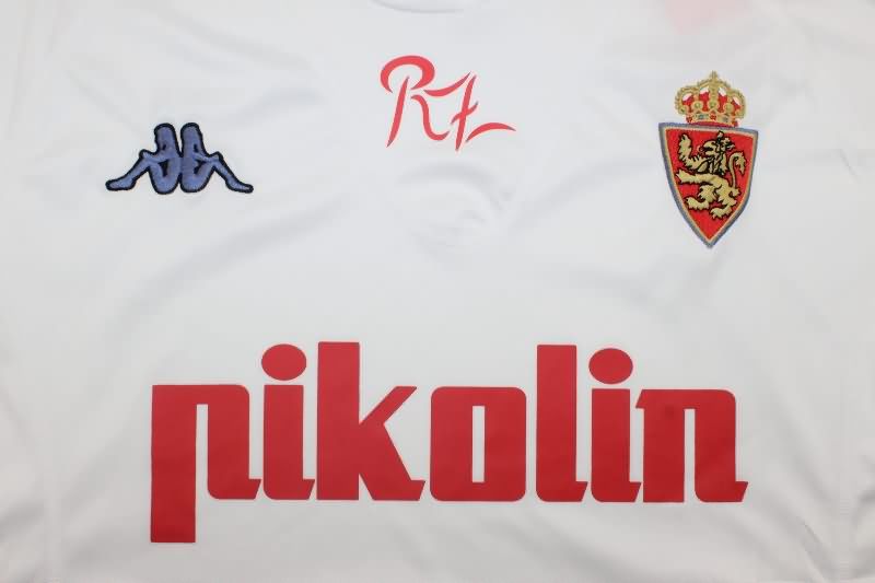 AAA(Thailand) Zaragoza 2001/02 Home Retro Soccer Jersey