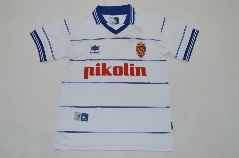 AAA(Thailand) Zaragoza 1999/01 Home Retro Soccer Jersey AAA(Thailand) Zaragoza 1999/01 Home Retro Soccer Jersey