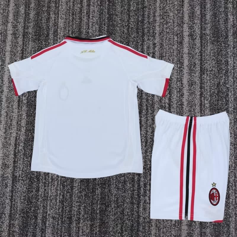 AC Milan 2009/10 Kids Away Soccer Jersey And Shorts