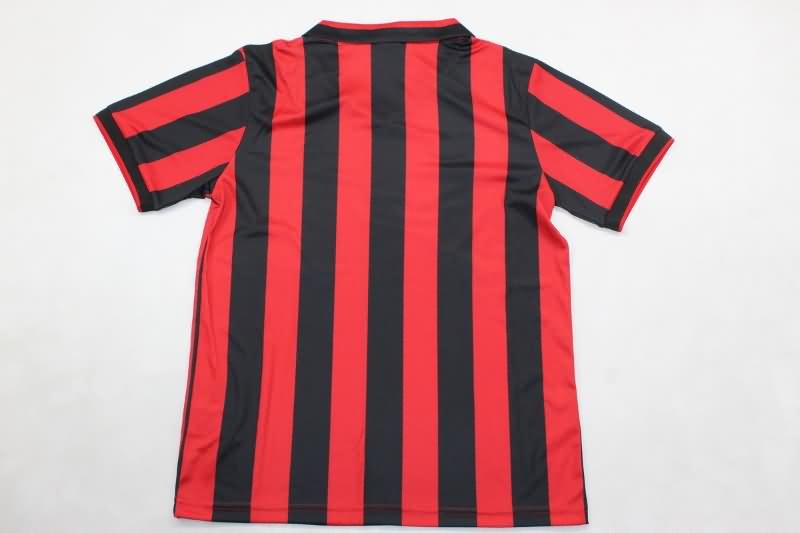 AC Milan 1990/91 Kids Home Soccer Jersey And Shorts