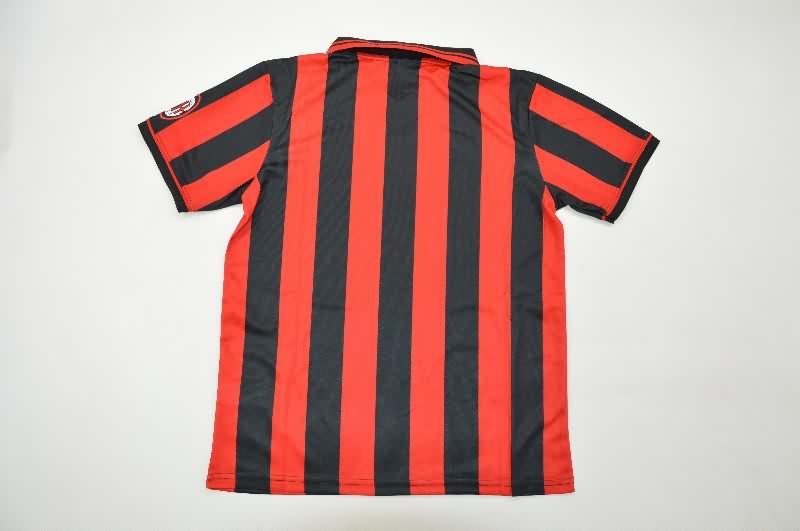 AC Milan 1996/97 Kids Home Soccer Jersey And Shorts