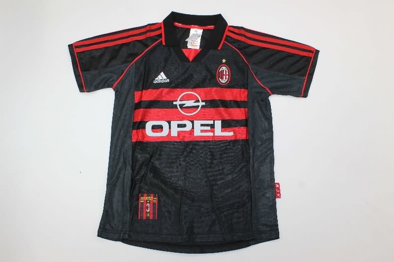 AC Milan 1998/99 Kids Third Soccer Jersey And Shorts