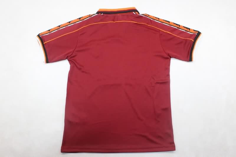 AS Roma 1998/99 Kids Home Soccer Jersey And Shorts