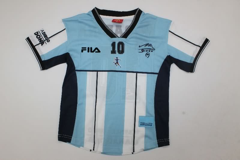 Argentina 2001 Kids Special Soccer Jersey And Shorts