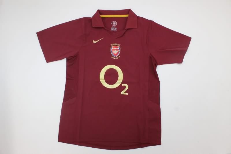Arsenal 2005/06 Kids Home Soccer Jersey And Shorts