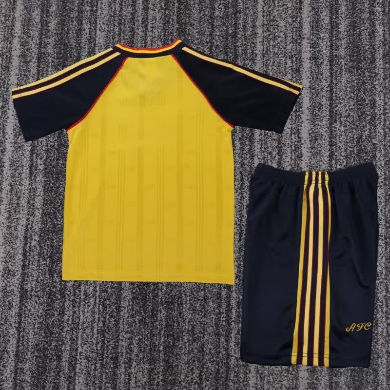 Arsenal 1988/90 Kids Away Soccer Jersey And Shorts