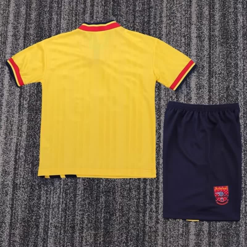 Arsenal 1993/94 Kids Away Soccer Jersey And Shorts
