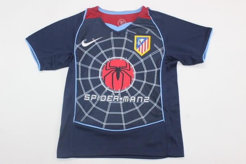 Atletico Madrid 2004/05 Kids Away Soccer Jersey And Shorts