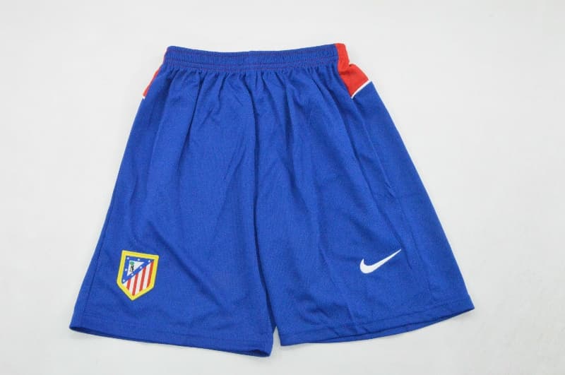 Atletico Madrid 2004/05 Kids Home Long Sleeve Soccer Jersey And Shorts