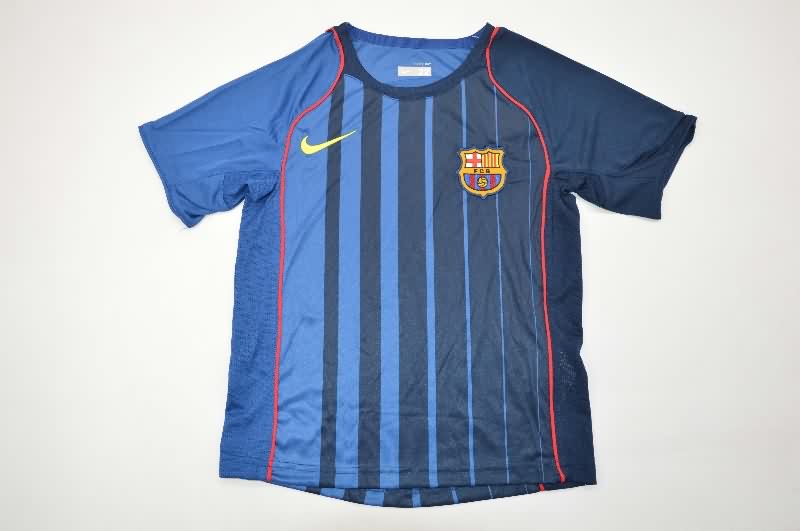 Barcelona 2004/05 Kids Away Soccer Jersey And Shorts