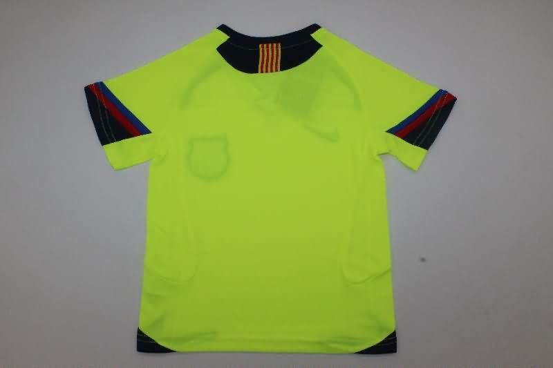 Barcelona 2005/06 Kids Away Soccer Jersey And Shorts