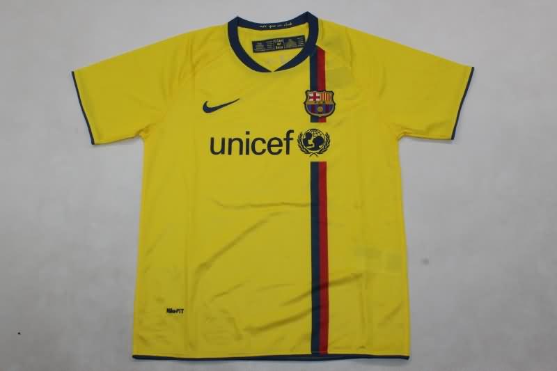 Barcelona 2008/09 Kids Away Soccer Jersey And Shorts