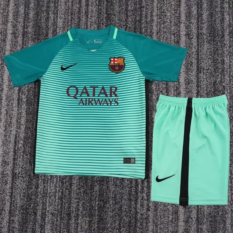 Barcelona 2016/17 Kids Third Soccer Jersey And Shorts Barcelona 2016/17 Kids Third Soccer Jersey And Shorts