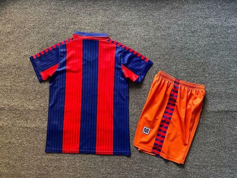 Barcelona 1991/92 Kids Home Soccer Jersey And Shorts