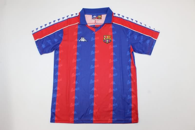 Barcelona 1992/95 Kids Home Soccer Jersey And Shorts