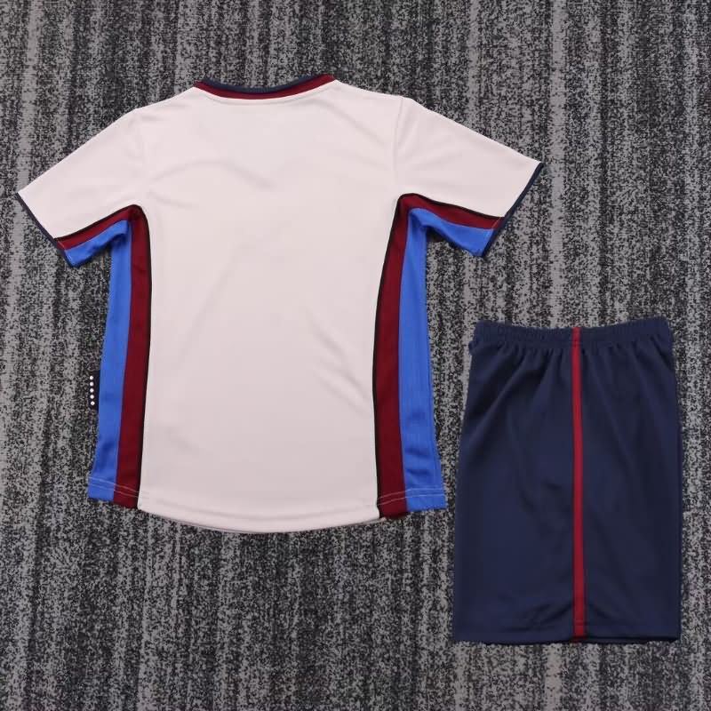 Barcelona 1998/01 Kids Away Soccer Jersey And Shorts