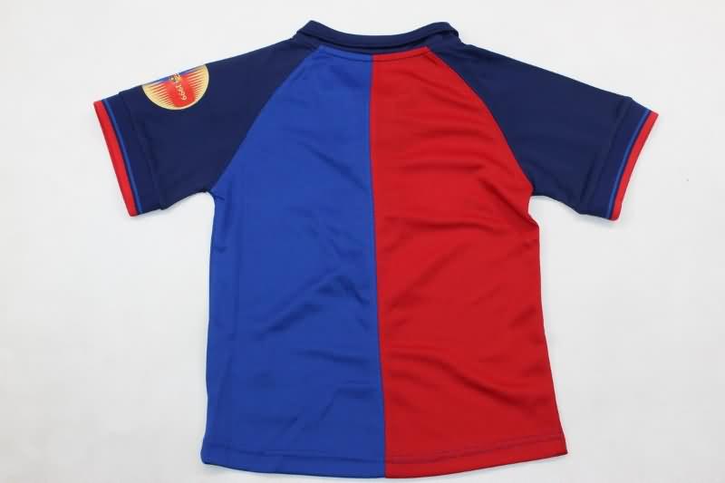 Barcelona 1999/00 Kids Home Soccer Jersey And Shorts