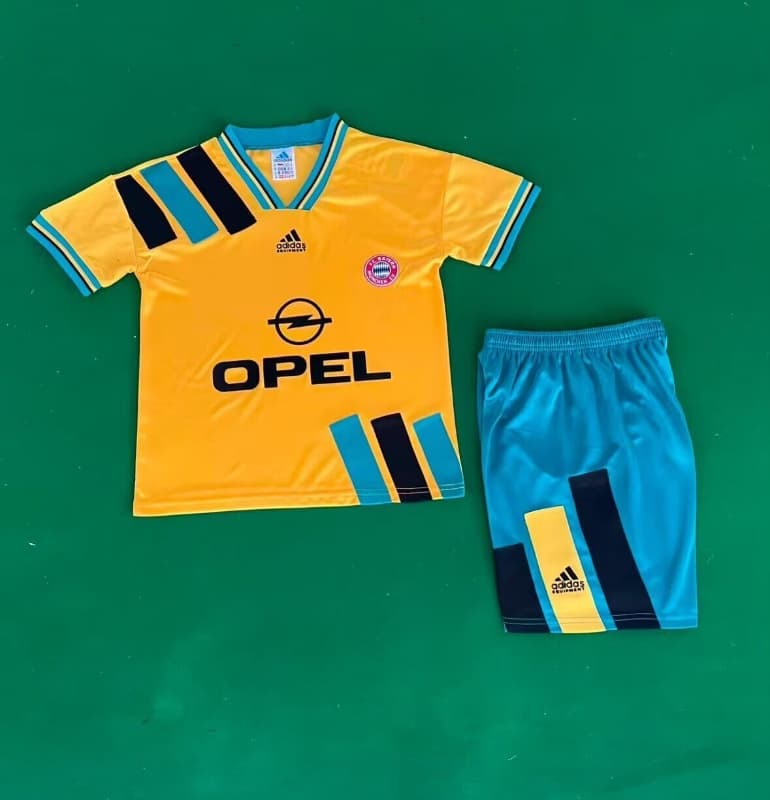 Bayern Munich 1993/95 Kids Away Soccer Jersey And Shorts