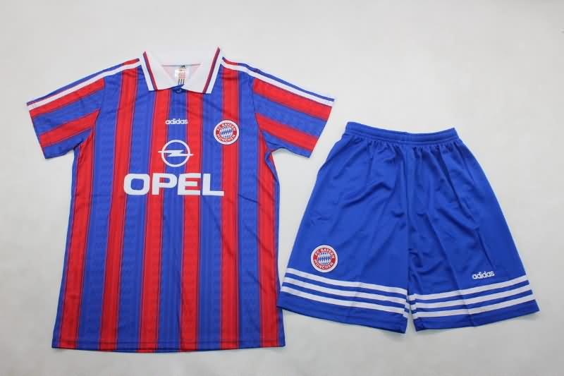 Bayern Munich 1995/97 Kids Home Soccer Jersey And Shorts