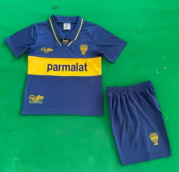 Boca Juniors 1993/95 Kids Home Soccer Jersey And Shorts Boca Juniors 1993/95 Kids Home Soccer Jersey And Shorts