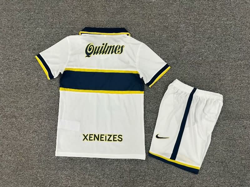 Boca Juniors 1996/97 Kids Away Soccer Jersey And Shorts