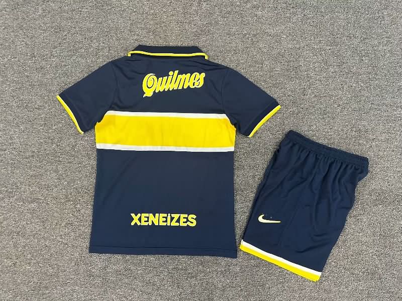 Boca Juniors 1996/97 Kids Home Soccer Jersey And Shorts