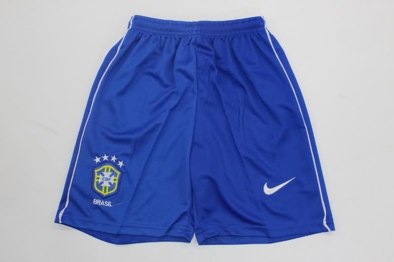 Brazil 2002 Kids Home Soccer Jersey And Shorts