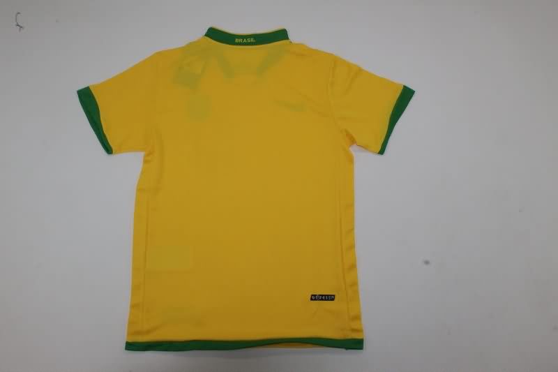 Brazil 2006 Kids Home Soccer Jersey And Shorts
