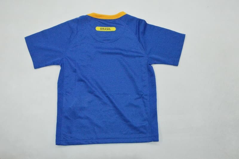 Brazil 2010 Kids Away Soccer Jersey And Shorts