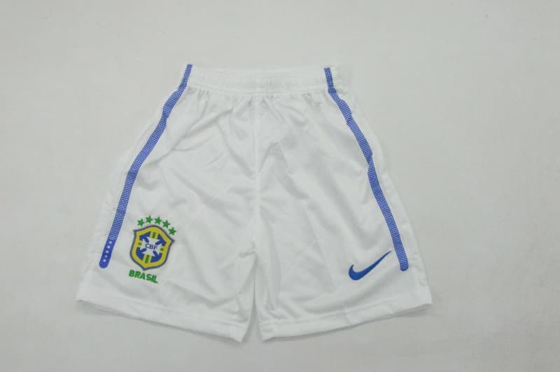 Brazil 2010 Kids Away Soccer Jersey And Shorts