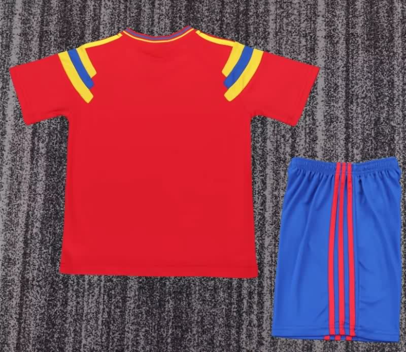 Colombia 1990 Kids Away Soccer Jersey And Shorts