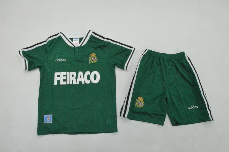 Deportivo La Coruna 1999/00 Kids Away Soccer Jersey And Shorts
