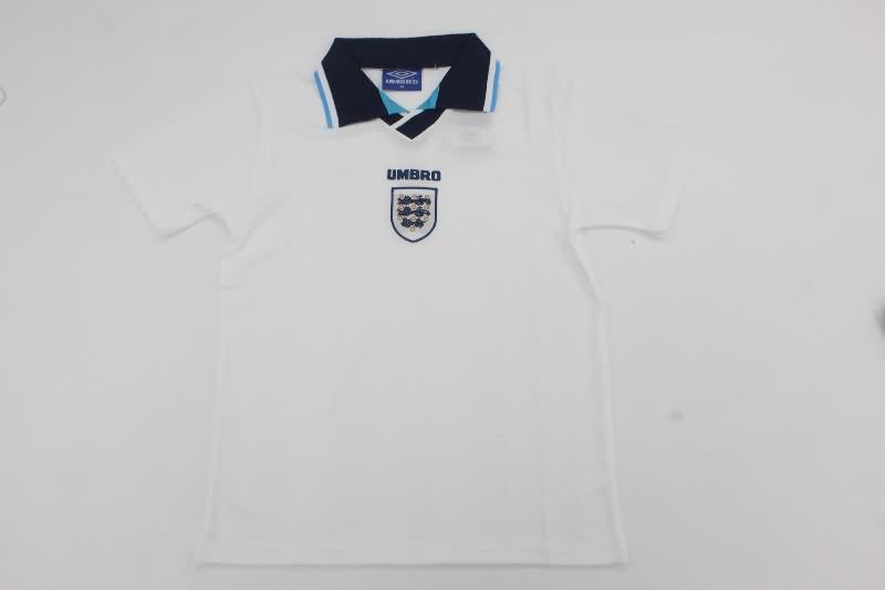 England 1996 Kids Home Soccer Jersey And Shorts