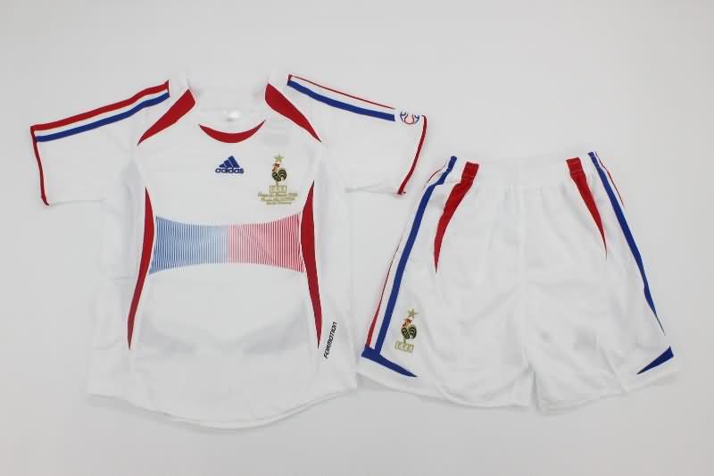 France 2006 Kids Away Final Soccer Jersey And Shorts