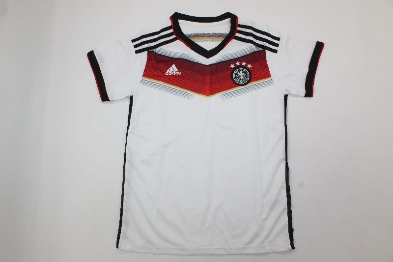 Germany 2014 Kids Home Soccer Jersey And Shorts 4 Stars