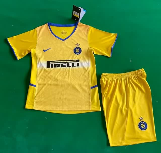 Inter Milan 2002/03 Kids Third Soccer Jersey And Shorts Inter Milan 2002/03 Kids Third Soccer Jersey And Shorts