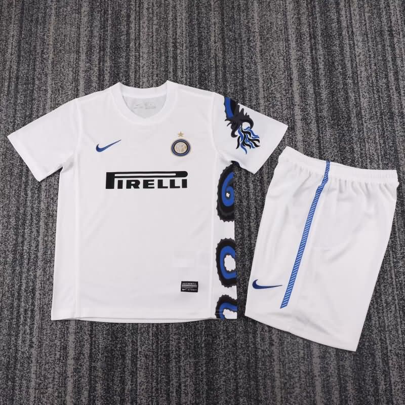 Inter Milan 2010/11 Kids Away Soccer Jersey And Shorts