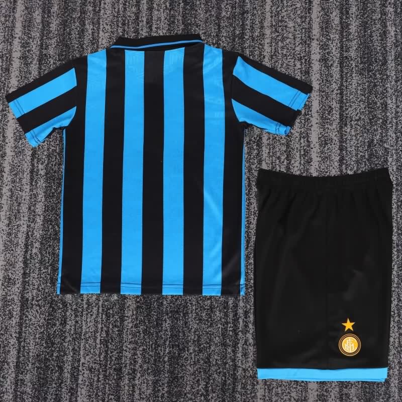 Inter Milan 1992/94 Kids Home Soccer Jersey And Shorts