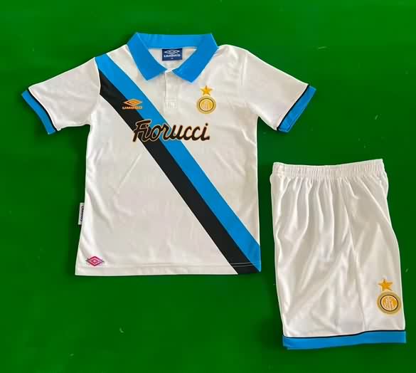 Inter Milan 1993/94 Kids Away Soccer Jersey And Shorts Inter Milan 1993/94 Kids Away Soccer Jersey And Shorts