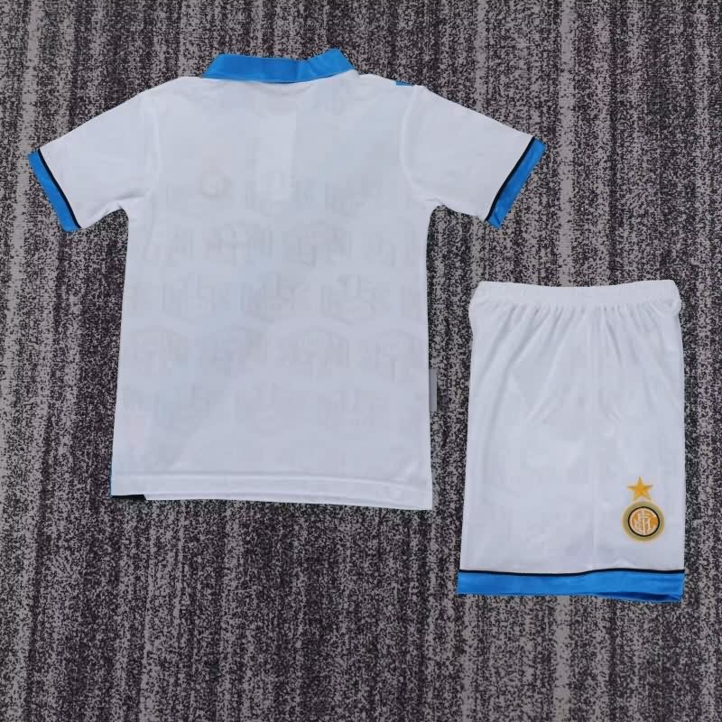 Inter Milan 1994/95 Kids Away Soccer Jersey And Shorts