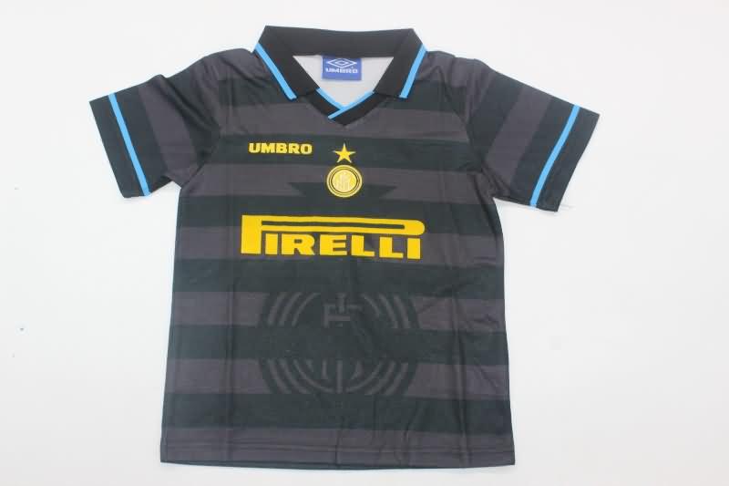 Inter Milan 1997/98 Kids Third Soccer Jersey And Shorts
