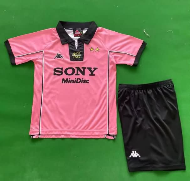Juventus 1997/98 Kids Away Soccer Jersey And Shorts